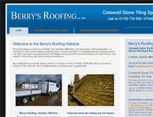 Tablet Screenshot of berrysroofing.co.uk